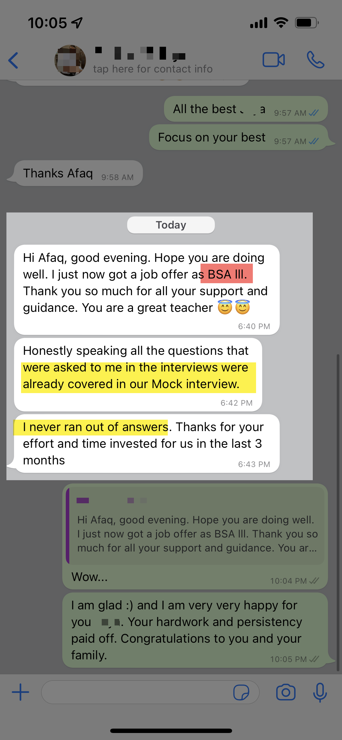 BSA III offer secured